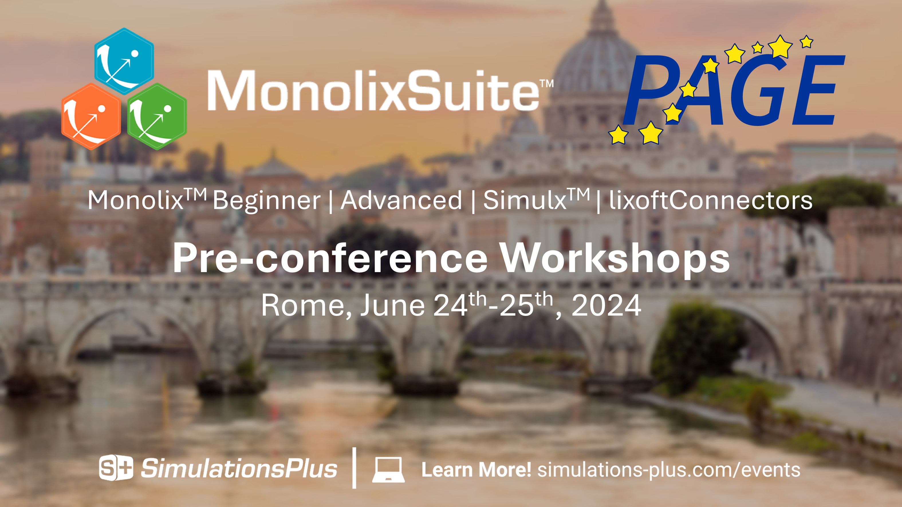 PAGE Conference Satellite Workshops – MonolixSuite